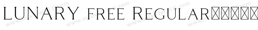 LUNARY free Regular字体转换